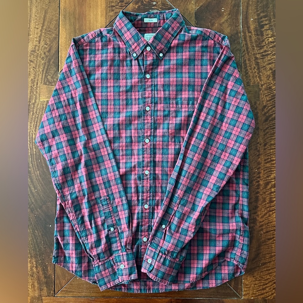 J Crew Casual Button Down Shirt